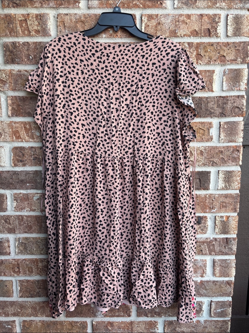 Savanna Jane leopard print Blush Pink with Multicolor Embroidery - Picture 6 of 7